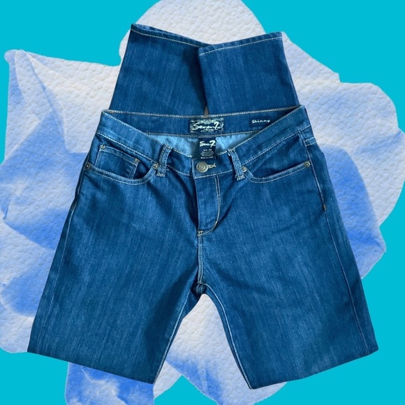 💖 Seven7 Skinny Jeans 💖 - Picture 1 of 2